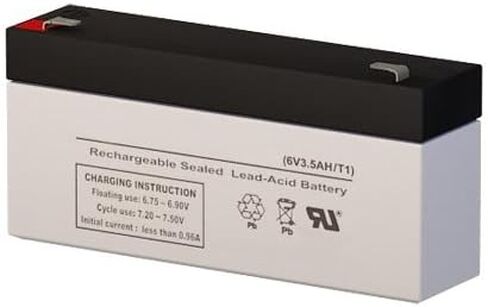 RT632 6 Volt 3.5 AmpH SLA Replacement Battery with F1 Terminal in Saudi Arabia