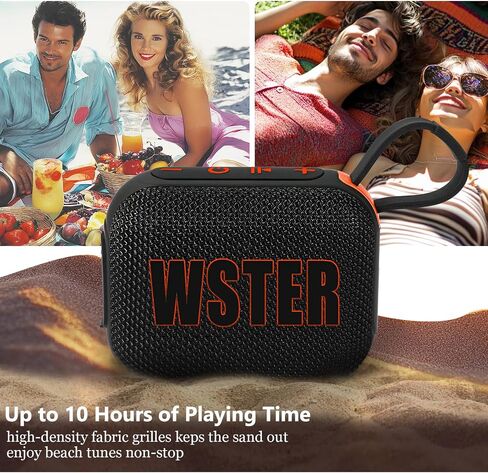 Bluetooth Speakers, Wireless Portable Bluetooth Speaker with Stereo Sound Robust Bass TWS Pairing| BT5.4 Hand-free Small Speaker with Strap for Travel Gym Home & Outdoor Activities,Gift for Girl Boy in Saudi Arabia