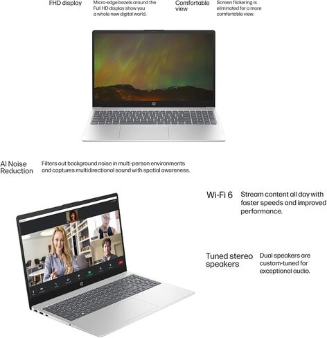 HP Pavilion 15.6 "جهاز كمبيوتر محمول للأعمال والمنزل الطالب | Intel Core I7-1255u قوي حتى 4.7 جيجا هرتز | 32 جيجا بايت ذاكرة الوصول العشوائي - 1TB تخزين (512GB PCIE SSD و 512GB خارجي) | كاميرا الويب | WIN11 PRO | in Kuwait