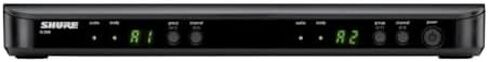 جهاز استقبال لاسلكي ثنائي القناة Shure BLX88 مع مسح سريع للتردد، ومؤشر حالة الصوت LED، ومخرج XLR و1/4 بوصة - للاستخدام مع أنظمة BLX اللاسلكية (تُباع أجهزة الإرسال بشكل منفصل) | نطاق H9 in Kuwait