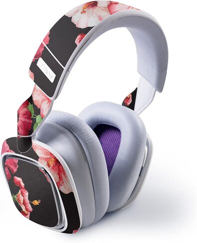 Mayyskins Skin متوافق مع Astro A30 Wireless Geaming سماعة - Hibiscus | غلاف الالتفاف الواقي ، الدائم ، والفريد من نوعه | من السهل تطبيق الأنماط وإزالتها وتغييرها | صنع في الولايات المتحدة in Saudi Arabia