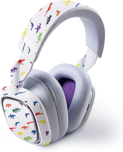 MightySkins Skin Compatible with Astro A30 Wireless Gaming Headset - Fun Guns | Protective, Durable, and Unique Vinyl Decal wrap Cover | Easy to Apply, Remove, and Change Styles | Made in The USA in Saudi Arabia