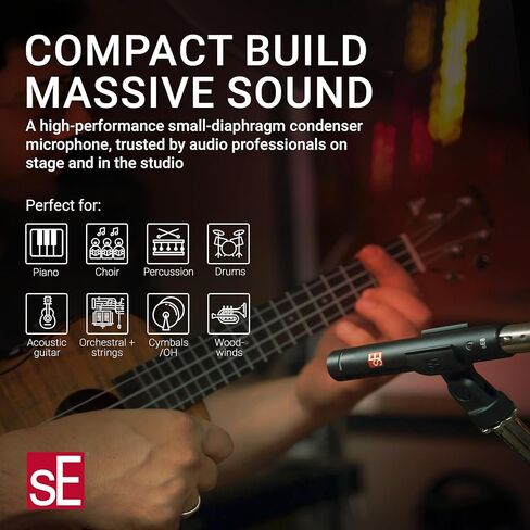 SE ELECTRONICS - RN17 Rupert Neve Signature Small Diaphragm Microphone with Changeable Capsule in Kuwait