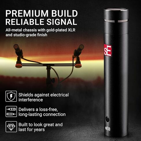 SE ELECTRONICS - RN17 Rupert Neve Signature Small Diaphragm Microphone with Changeable Capsule in Kuwait