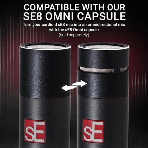 SE ELECTRONICS - RN17 Rupert Neve Signature Small Diaphragm Microphone with Changeable Capsule in Kuwait