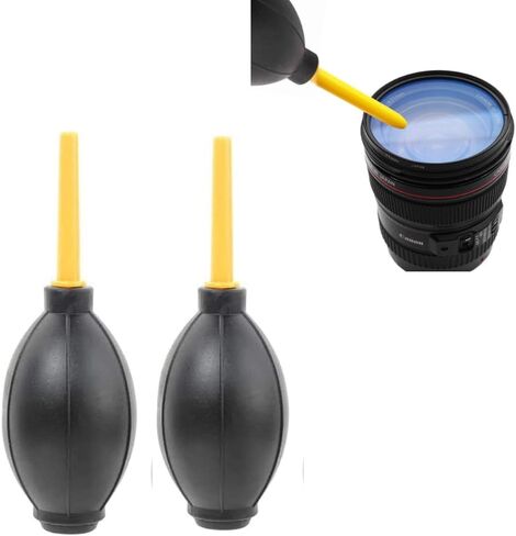 2 Air Dust Blower and Soft Brush for Digital Camera Lenses, LCD Screens and Cleaning Keyboards. in Saudi Arabia