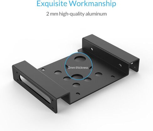 ORICO 5.25 Trayless Hot Swap Mobile Rack CD-ROM 3.5 inch Internal SATA Hard Drive SSD Adapter-1106SS in Kuwait