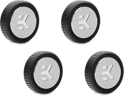 EKWB EK-Quantum Torque Plug Fitting w/Badge, Black, 4-Pack in Saudi Arabia