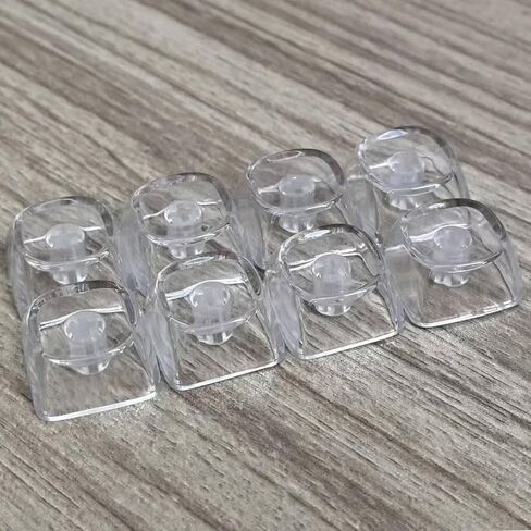 JSJT Crystal Blank Transparent Keycaps, Backlit Clear Keycap, 21 Keys PC Material Custom DIY Sweet Heart Keyboard Caps Moa Profile for MX Switches Mechanical Keyboards in Kuwait