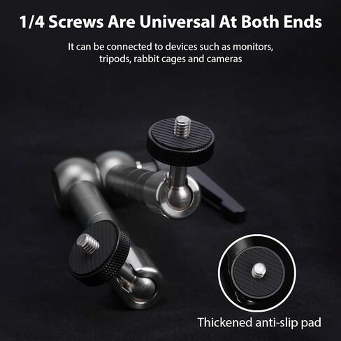 Diyeeni 360 ° Ball Head Camera Mount Bracket ، تصميم الأخدود على شكل U ، حامل شاشة ، متوافق مع قوس الكاميرا ، المصباح ، مصباح LED ، شاشة LCD (11 بوصة RJ088) in Saudi Arabia