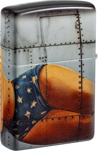Zippo Lighter: Nose Art Pin-up Girl - 540 Color 81688 in Saudi Arabia