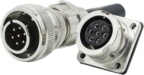 VG95234 16S-1S 16S-1P Bayonet Connector MS3108A MS3102A MS3106A 7 PIN Core Plug-in Socket MIL-DTL-2015 16-1 16-1S 16-1P TYPE (MS3106A-16S-1S) in Saudi Arabia