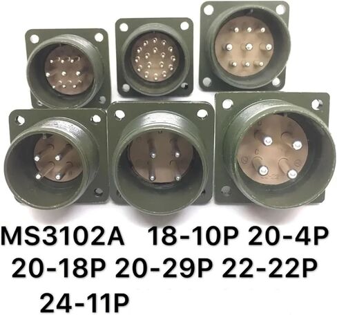 MS3108A MS3108B 18-10 20-4 20-18 20-29P 22-22 24-11S CONNECTOR Servo Motor Plug-in (20-18) in Saudi Arabia