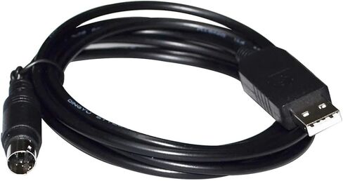 Industrial FT232RL USB to MINI DIN 4 PIN MD4 Adapter RS232 Serial Communication Cable for TEMMA Connection to PC(1.8m,USB-MINI DIN) in Saudi Arabia