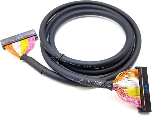 PLC Connection Cable 10 20 30 34 40 50 64 Core Pin IDC Terminal Block Multi-core Signal Shielding Wire FC-2.54 Connector(3Meter,IDC20-IDC20) in Saudi Arabia