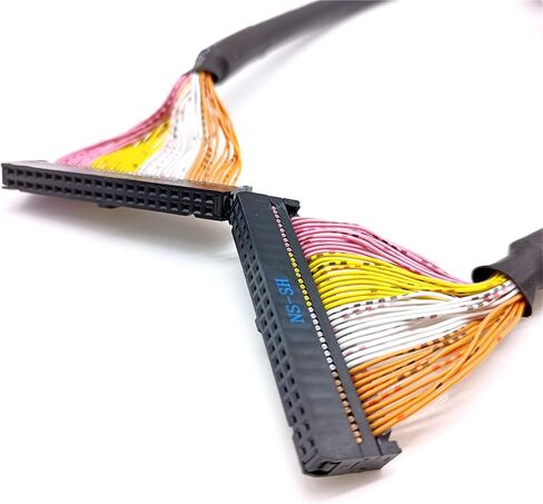 PLC Connection Cable 10 20 30 34 40 50 64 Core Pin IDC Terminal Block Multi-core Signal Shielding Wire FC-2.54 Connector(3Meter,IDC20-IDC20) in Saudi Arabia
