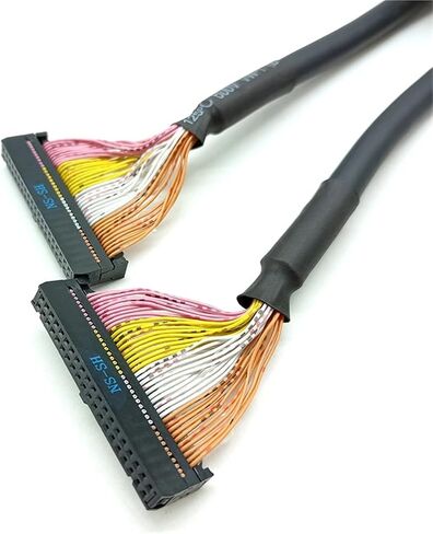 PLC Connection Cable 10 20 30 34 40 50 64 Core Pin IDC Terminal Block Multi-core Signal Shielding Wire FC-2.54 Connector(3Meter,IDC20-IDC20) in Saudi Arabia