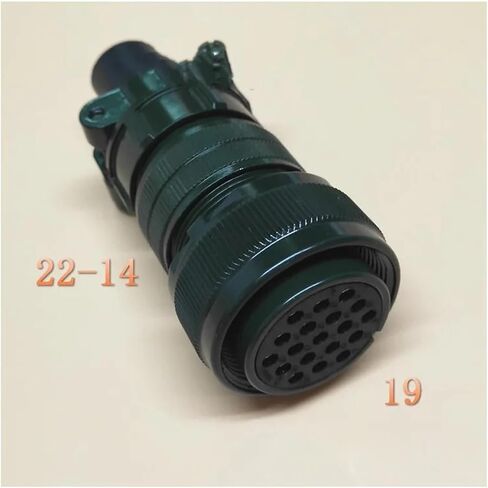 MS3108B 22-14S 22-14 19 PIN Connector Encoder Plug-in لزاوية مستقيمة محرك المؤازرة (مستقيم) in Saudi Arabia
