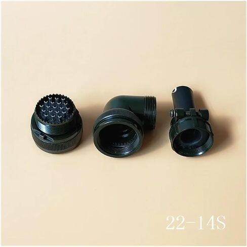 MS3108B 22-14S 22-14 19 PIN Connector Encoder Plug-in لزاوية مستقيمة محرك المؤازرة (مستقيم) in Saudi Arabia
