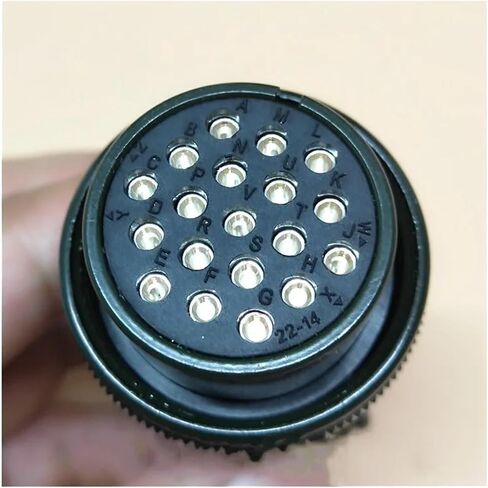 MS3108B 22-14S 22-14 19 PIN Connector Encoder Plug-in لزاوية مستقيمة محرك المؤازرة (مستقيم) in Saudi Arabia
