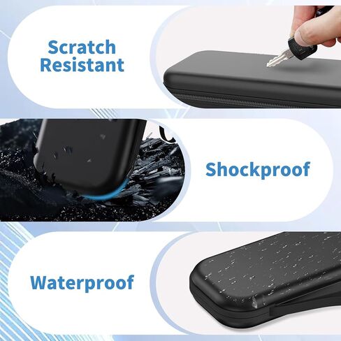 Sihuadon Carrying Case متوافق مع Nintendo Switch 2 ، حالة سفر شل Slim Hard Shell مع 10 فتحات بطاقة لعبة ، حقيبة تخزين للتبديل 2 حزام يدوي ، هدايا للاعبين/الأصدقاء ، الأسود in Kuwait