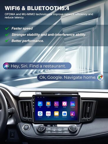 5G WIFI (6) سيارة راديو CAR لـ Toyota RAV4 2013-2018 ، Android13/Wireless Carplay/Android Auto/Touch Screen/GPS Campility/Bluetooth/FM/HD Camera (2ram+64rom) in Kuwait