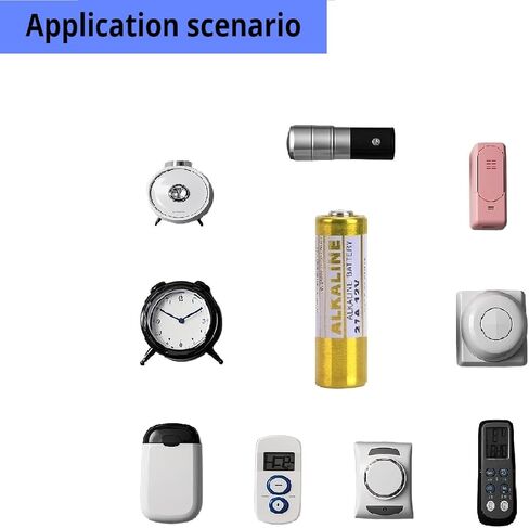 27A A27 12V Battery القلوي 5 حزمة ، بطاريات إثبات تسرب طويلة الأمد لكرات الباب عن بُعد FOBS ، MN27 12 Volt 5 Count in Kuwait
