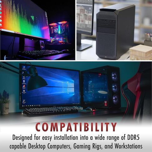 A-Tech 8GB RAM استبدال HYNIX HMCG66AGBUA081N | DDR5 5600MHz PC5-44800 DIMM 1RX16 in Kuwait