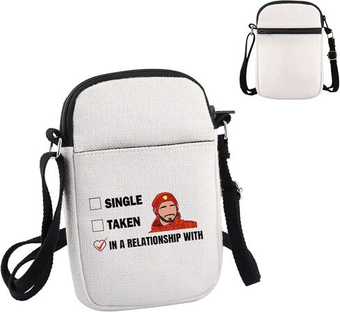 PWHAOO Charles L Inspired Gift Mentally Dating Charles L Makeup Bag Charles L Fan Cosmetic Bag Charles L Merch (Dating Charles M) in Kuwait