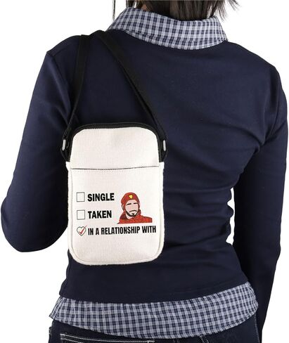 PWHAOO Charles L Inspired Gift Mentally Dating Charles L Makeup Bag Charles L Fan Cosmetic Bag Charles L Merch (Dating Charles M) in Kuwait