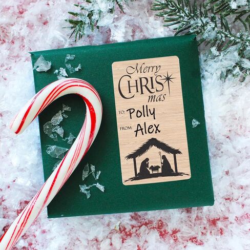 Religious Christmas Peel and Stick Gift Tags - 75 Stickers in Kuwait
