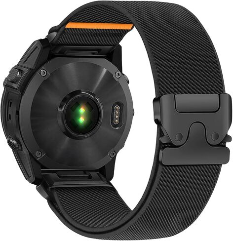 Stretchy Nylon Bands for Garmin Fenix 8 51mm Band/Fenix 5X/Fenix 7X/6X/5X Plus/6X Pro for Men,Quickfit 26mm Watch Band Fabric Replacement Sports Strap for Garmin Tactix Delta/EPIX Pro 51mm/Enduro 3 in Kuwait