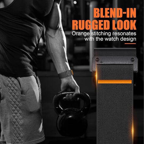 Stretchy Nylon Bands for Garmin Fenix 8 51mm Band/Fenix 5X/Fenix 7X/6X/5X Plus/6X Pro for Men,Quickfit 26mm Watch Band Fabric Replacement Sports Strap for Garmin Tactix Delta/EPIX Pro 51mm/Enduro 3 in Kuwait