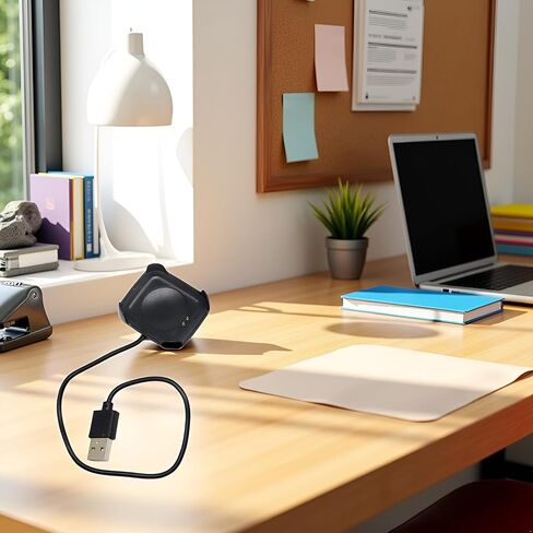 سلك شاحن كابل الشحن الأسود لـ HW22 Smartwatch Watch Watch Magnetic Charger Dock حامل Stand USB شحن محول الساعات الذكية السافعة الذكية (30 سم) in Saudi Arabia
