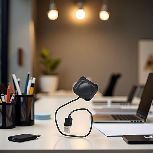 سلك شاحن كابل الشحن الأسود لـ HW22 Smartwatch Watch Watch Magnetic Charger Dock حامل Stand USB شحن محول الساعات الذكية السافعة الذكية (30 سم) in Saudi Arabia