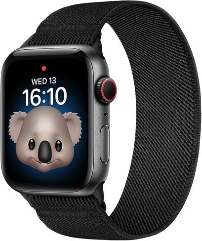 Stretch Solo Loop for Kids Apple Watch Band SE/2 & Series 9/8/7/6/5/4/3, Soft Elastic Nylon Sport Strap for Kids Girls Boys iWatch Band 38/40/41mm & 42/44/45mm in Saudi Arabia