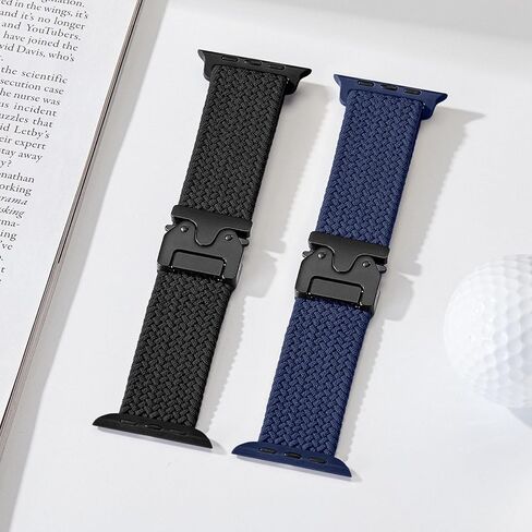 حلقة منفردة مطاطية مضفر متوافقة مع Apple Watch Ultra 2 Band 49mm 46mm 45mm 44mm 42mm 41mm 41mm 40mm 38mm Men Women ، نايلون سبورت أشرطة مع مشبك المظلة لسلسلة Iwatch 10 9 8 7 6 SE 5 4 4 3 in Kuwait