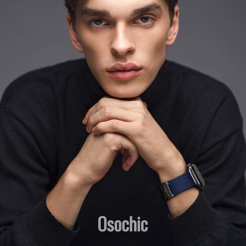 حلقة منفردة مطاطية مضفر متوافقة مع Apple Watch Ultra 2 Band 49mm 46mm 45mm 44mm 42mm 41mm 41mm 40mm 38mm Men Women ، نايلون سبورت أشرطة مع مشبك المظلة لسلسلة Iwatch 10 9 8 7 6 SE 5 4 4 3 in Kuwait