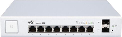 Ubiquiti Networks US-8-150W Managed Gigabit Ethernet (10/100/1000) Power Over Ethernet (PoE) White Network Switch (Renewed) in Saudi Arabia