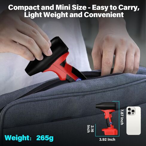 Craftsman 20V Jet Dry Mini Blower - Super Jet Fan Blower, 130000 RPM, Compressed Air Duster with 3 Adjustable Speeds for Computer, Outdoors, Car, Home in Kuwait