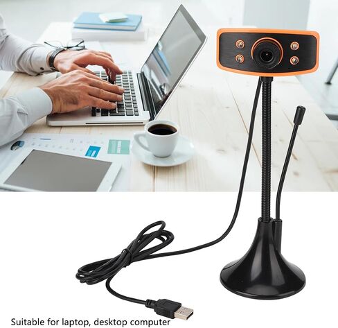 كاميرا الكمبيوتر ، 1080p HD Desktop Webcam كاميرا USB الخارج in Kuwait