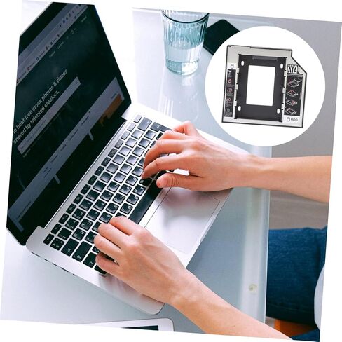 Artibetter 2.5 بوصة SSD قوس محرك الأقراص الصلبة لأجهزة الكمبيوتر المكتبية حامل محرك الأقراص الصلبة 9.5 ملم دعم التثبيت قوي لترقية التخزين in Saudi Arabia