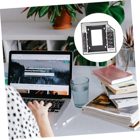 Artibetter 2.5 بوصة SSD قوس محرك الأقراص الصلبة لأجهزة الكمبيوتر المكتبية حامل محرك الأقراص الصلبة 9.5 ملم دعم التثبيت قوي لترقية التخزين in Saudi Arabia