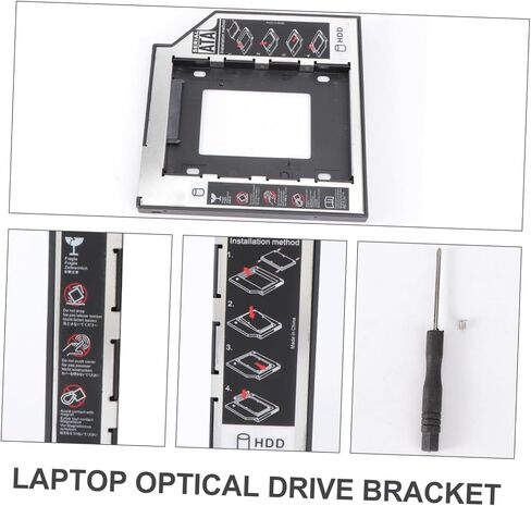 Vaguelly 2.5 Inch SSD Solid State Drive Bracket for Desktop Upgrade Sturdy Hard Disk Drive Holder 9.5mm Compatibility for Easy Installation in Saudi Arabia