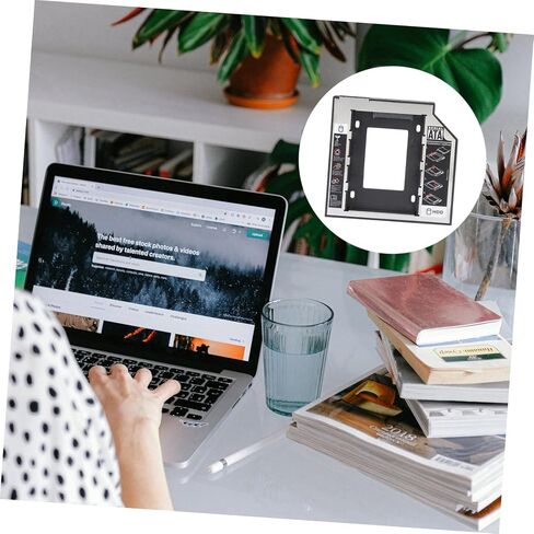 Vaguelly 2.5 Inch SSD Solid State Drive Bracket for Desktop Upgrade Sturdy Hard Disk Drive Holder 9.5mm Compatibility for Easy Installation in Saudi Arabia