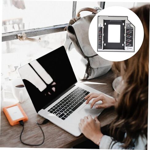 Vaguelly 2.5 Inch SSD Solid State Drive Bracket for Desktop Upgrade Sturdy Hard Disk Drive Holder 9.5mm Compatibility for Easy Installation in Saudi Arabia
