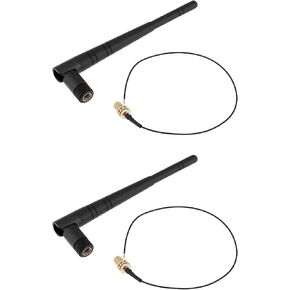 2pcs الفرقة المزدوجة اللاسلكية 2.4-5.8 جيجا هرتز هوائي WiFi U.FL in Saudi Arabia