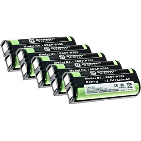 Synergy Digital Cordless Phone Batteries, Compatible with Avaya BT-1009A Cordless Phone, (Ni-MH, 2.4V, 830 mAh), Pack Includes: 5 x SDCP-H358 Batteries in Kuwait