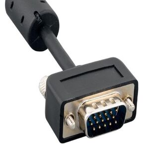 10 أقدام. SLIM SVGA HD15 ذكر إلى الذكور كابل المراقبة - أسود in Kuwait