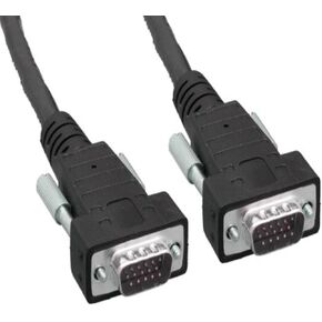 100 قدم CMP SVGA HD15 ذكر إلى كابل مراقب الذكور - أسود in Kuwait